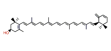 (3R,6' R)-3',4'-Didehydro-beta,gamma-caroten-3-ol